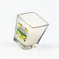 Свеча ароматическая в стекле &laquo;Ванильное удовольствие&raquo;, 6,8 х 8 см.