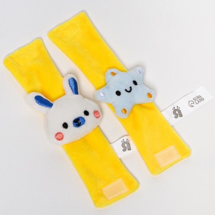 Подарочный набор браслетики + носочки погремушки &laquo;На полянке&raquo;, Крошка Я