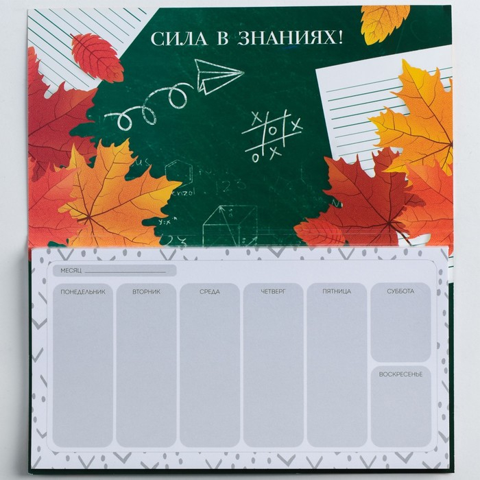 Подарочный набор &laquo;Самому классному учителю&raquo;: ежедневник А5 80 листов и планинг с отрывными листами 50 листов