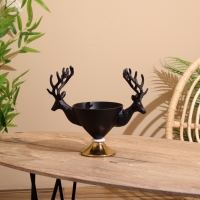 Ваза "Олени" алюминий 30х14,5х24 см Ваза "Олени" алюминий 30х14,5х24 см