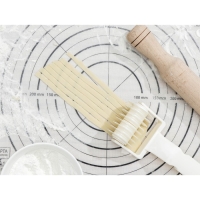 Валик для нарезки теста Доляна «Сетка», 17,5×9,5×4,5 см, цвет белый Валик для нарезки теста Доляна «Сетка», 17,5×9,5×4,5 см, цвет белый