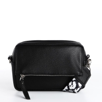 Сумка женская через плечо TEXTURA, маленький размер, цвет чёрный Сумка женская через плечо TEXTURA, маленький размер, цвет чёрный