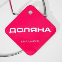 Держатель для бумажных полотенец Доляна, 13,5&times;13,5&times;28 см, цвет хром