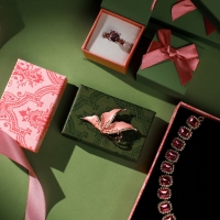 Кольцо &laquo;Драгоценность&raquo; леди, цвет розовый в серебре, безразмерное