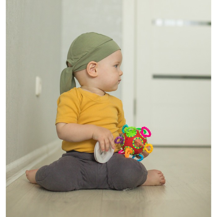 Развивающая игрушка - погремушка, &laquo;Шар - трещотка&raquo;, погремушка, цвет МИКС, Крошка Я