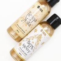 Подарочный набор косметики &laquo;С Новым Годом!&raquo;, гель для душа и пена для ванны, 2 х 100 мл, ЧИСТОЕ СЧАСТЬЕ