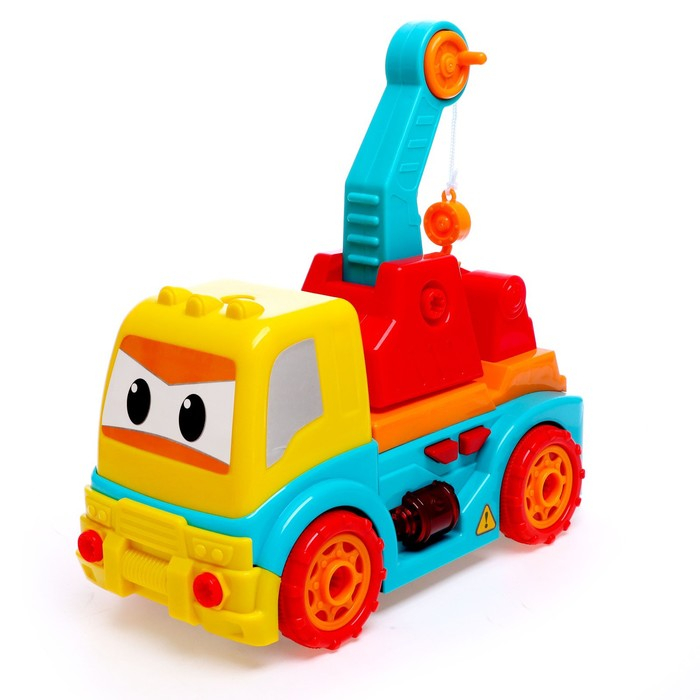 Конструктор винтовой &laquo;Эвакуатор&raquo;, с электрическим шуруповёртом, радиоуправление, 30 деталей