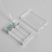 Гирлянда &laquo;Нить&raquo; 5 м роса, IP20, серебристая нить, 50 LED, переливы, батарейки AAх3 (нет в комплекте), свечение мульти (RGB)