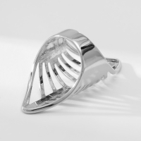 Кольцо металл &laquo;Тренд&raquo; пики, цвет серебро, размер 18