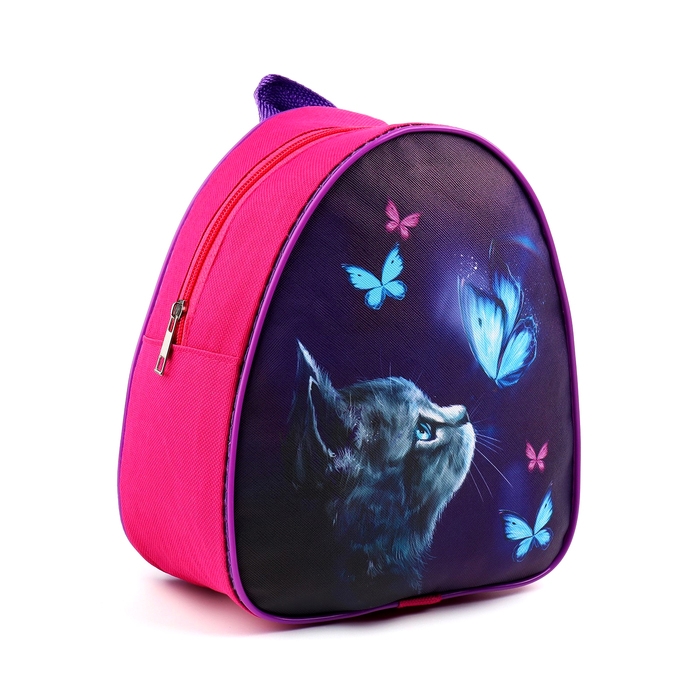 Детский рюкзак с блокнотом &laquo;Котик&raquo;, 23х20,5 см