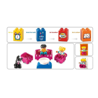 Конструктор «Двухэтажный дом», 2 варианта сборки, 175 деталей Конструктор «Двухэтажный дом», 2 варианта сборки, 175 деталей