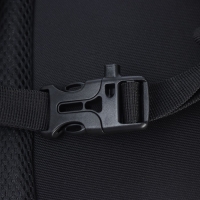 Рюкзак молодёжный 40 х 29 х 20 см, Grizzly, эргономичная спинка, отделение для ноутбука, чёрный