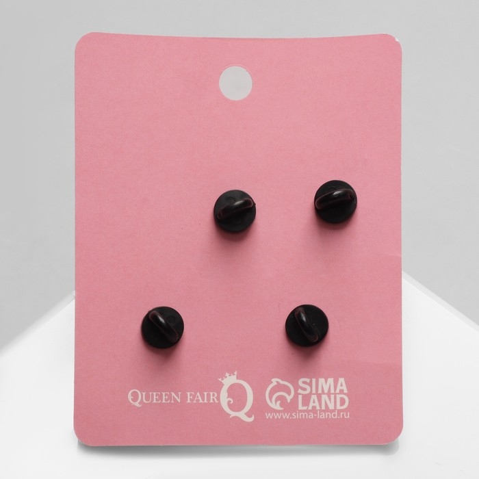 Набор значков (4 шт.) «Банан», цветной в чёрном металле Набор значков (4 шт.) «Банан», цветной в чёрном металле