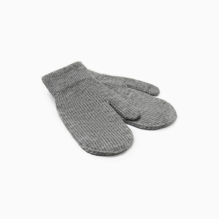 Варежки детские MINAKU, цвет серый, 18 см Варежки детские MINAKU, цвет серый, 18 см