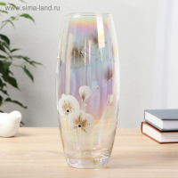 Ваза FLORA 'Золотая орхидея' (дымка) d-8см 11,5х26см Ваза FLORA 'Золотая орхидея' (дымка) d-8см 11,5х26см