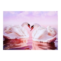 Картина на холсте "Лебеди" 50*70 см Картина на холсте "Лебеди" 50*70 см