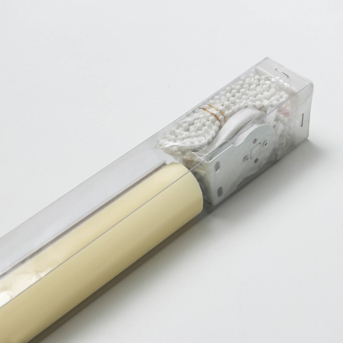 Штора рулонная &laquo;Механика&raquo;, 100&times;180 см (с учётом креплений 3,5 см), цвет бежевый