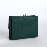 Кошелёк женский на кнопке, цвет зелёный Кошелёк женский на кнопке, цвет зелёный
