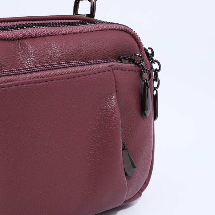 Сумка женская на молнии, цвет розовый Сумка женская на молнии, цвет розовый