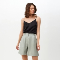 Топ женский MINAKU ""Silk pleasure", цвет чёрный, размер 44 Топ женский MINAKU ""Silk pleasure", цвет чёрный, размер 44