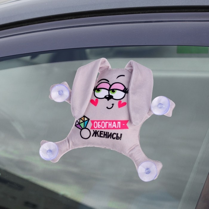 Автоигрушка &laquo;Обогнал - женись&raquo;, заяц, на присосках