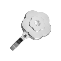 Крючок однорожковый для штор CAPPIO KC117, цвет хром, 2 шт Крючок однорожковый для штор CAPPIO KC117, цвет хром, 2 шт