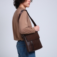 Сумка мужская, цвет коричневый Сумка мужская, цвет коричневый