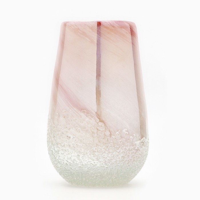 Ваза для цветов &laquo;Элен&raquo; из цветного стекла 24&times;14,2&times;14,2 см