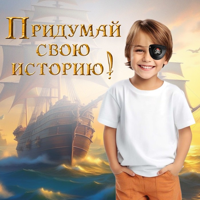 Набор пирата &laquo;Черная бандана&raquo;, 4 предмета