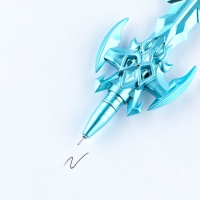 Ручка прикол гелевая черная меч &laquo;Путь&raquo; пластик 0,5 мм