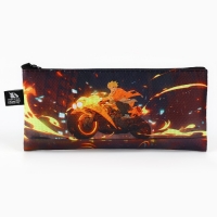 Пенал школьный текстильный &laquo;1 сентября: Мото аниме&raquo;, 20 х 8 см