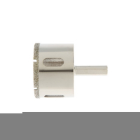 Сверло алмазное по стеклу и керамике ТУНДРА, трехгранный хвостовик, 50 х 65 мм Сверло алмазное по стеклу и керамике ТУНДРА, трехгранный хвостовик, 50 х 65 мм