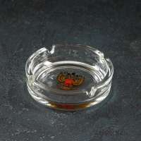 Набор подарочный &laquo;Золотой Герб России&raquo;, 6 стопок 50 мл, пепельница