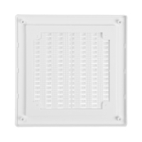 Решетка вентиляционная ZEIN Люкс ЛРР200, 200 х 200 мм, с сеткой, разъемная, регулируемая