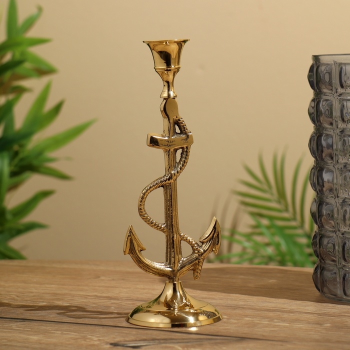 Подсвечник Подсвечник "Морской" 22 см, латунь