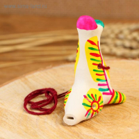 Филимоновская игрушка - свисток &laquo;Утка&raquo;