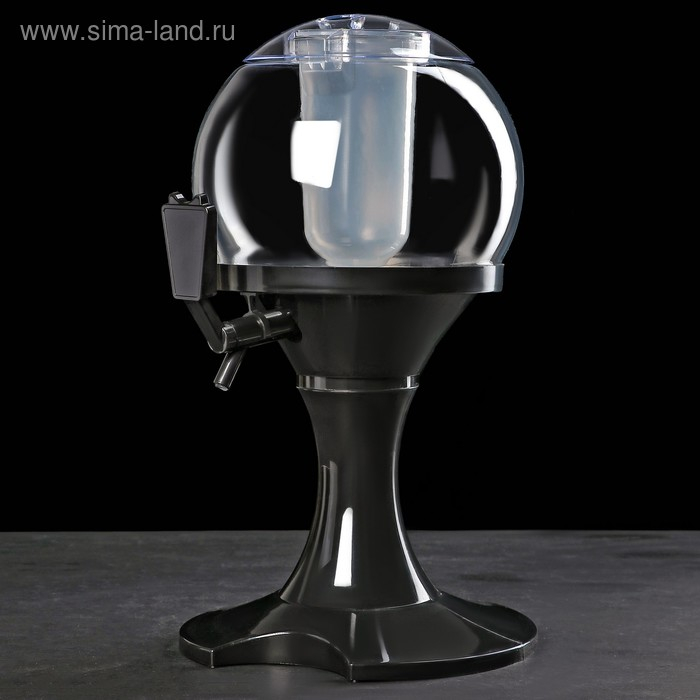 Башня пивная &laquo;Сфера&raquo;, 3 л, цвет чёрный