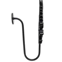 Крючок для штор CAPPIO KS042, цвет черный с золотом, набор 2 шт