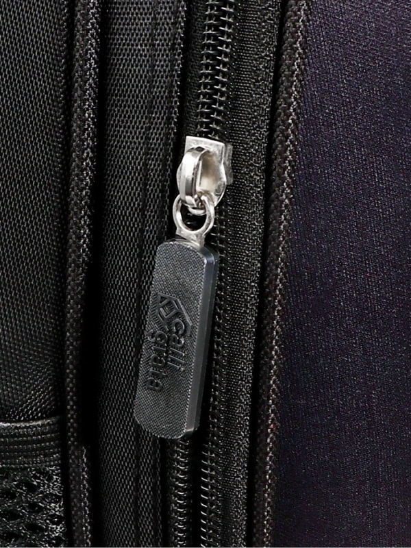 Рюкзак каркасный школьный, 39 х 30 х 14 см, Calligrata "Черный стиль"