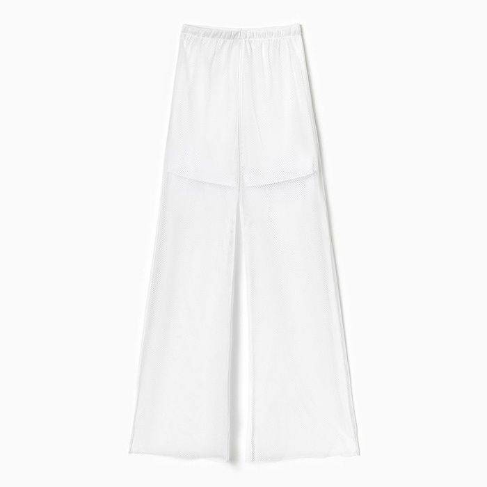 Комплект женский (лонгслив с капюшоном, брюки) MINAKU: Casual Collection цвет белый, р-р 42