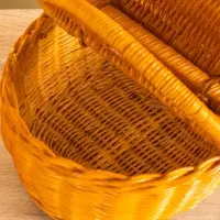 Корзина для пикника, 25&times;22&times;28 см, ротанг