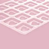 Форма для конфет и шоколада &laquo;Любовь&raquo;, 27&times;18 см, 24 ячейки, цвет прозрачный