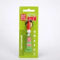 Суперклей "Еврогарант", моментальный, блистер, 3 г