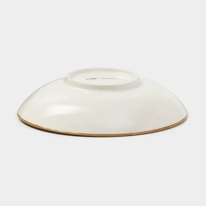 Салатник фарфоровый Magistro &laquo;Церера&raquo;, 400 мл, d=16,5 см, цвет белый