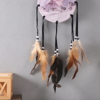 Ловец снов 2 "Стая волков на снегу" круг d=16 см Ловец снов 2 "Стая волков на снегу" круг d=16 см