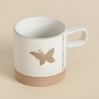 Кружка SL Home "Бабочка", 520 мл, 13,5х9,6х9,8 см.