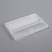 Органайзер для фрез, 10 отделений, 8,2 &times; 5,8 см, цвет прозрачный