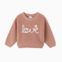 Джемпер Крошка Я Love, р.68-74 см, пудровый