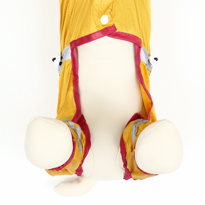 Комбинезон для собак, демисезонный, размер L (ДС 28-30, Ог 43-45, ОШ 31-33 см), жёлтый Комбинезон для собак, демисезонный, размер L (ДС 28-30, Ог 43-45, ОШ 31-33 см), жёлтый