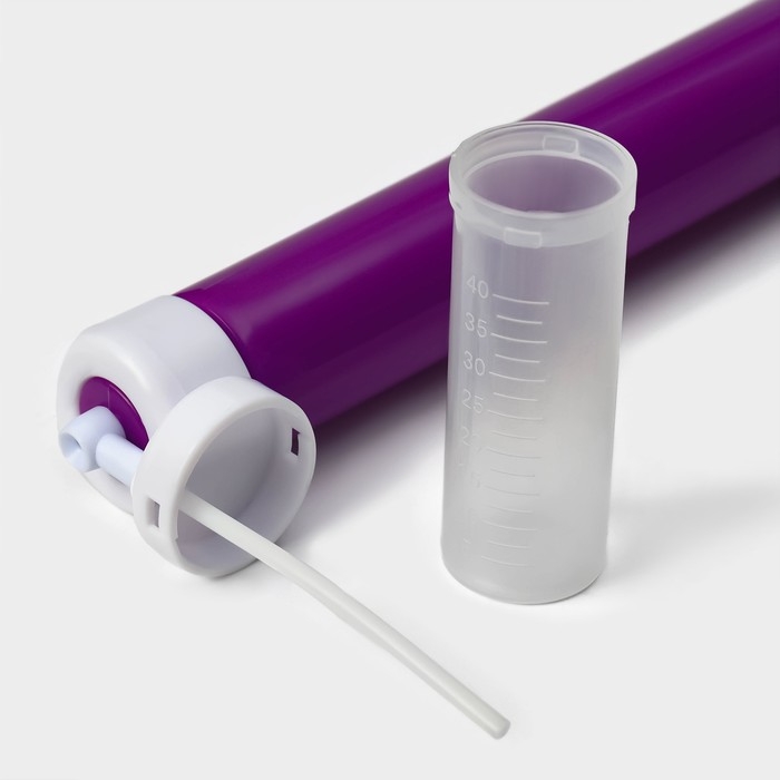 Аэрограф механический, 25&times;12&times;3 см, 4 ёмкости в комплекте, цвет МИКС